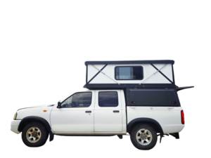 XINYI Tienda de Campaña Plegable para Camioneta, Carpa de Aluminio para Camioneta, Tienda de Campaña Rígida con Toldo para <span class=keywords><strong>Ford</strong></span> F150 Nissan Tp07b - Product Image 3