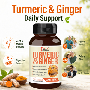 Complément alimentaire Shecome à base d'extraits de curcuma pour la santé des articulations des hommes et des femmes – Capsules de curcuma - Product Image 2
