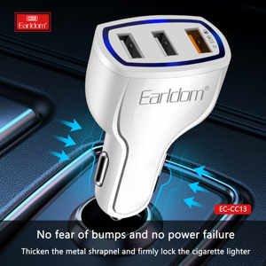 Chargeur de voiture EARLDOM 5V 3.1A 15W 3 USB avec charge rapide QC3.0, protection OTP/OVP/OCP pour téléphones mobiles - Product Image 4