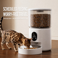 Distributeur automatique de nourriture pour animaux de compagnie WiFi intelligent pour chiens et chats avec contrôle par application et minuterie 3L