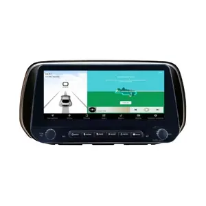 เครื่องเล่นมัลติมีเดีย10.25นิ้วระบบแอนดรอยด์สำหรับ Hyundai Santa Fe 2018 TM DSP GPS CarPlay