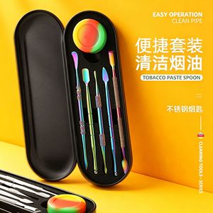 Stainless Steel Nail Art <b>Tool</b> Set With Spoon And Pusher For Manicure And Pedicure - Product Image 1
