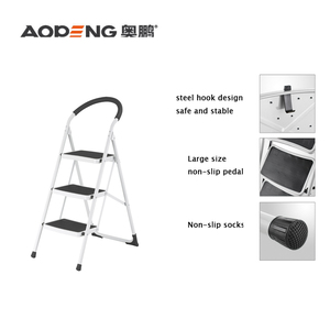 <span class=keywords><strong>Échelle</strong></span> pliante en acier moderne à <span class=keywords><strong>3</strong></span> marches pour la maison AP-1103F - Product Image 3