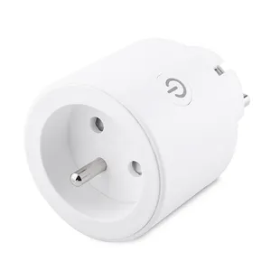Smart Outlet Manufacturer EU FR Wireless Wi-Fi esp32 Smart Plug Socket for energy saving solution and achieve energy efficiency