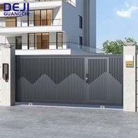 Portails coulissants automatiques en aluminium pour entrée de maison moderne, designs de portes coulissantes principales pour jardin