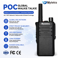 Talkie-walkie professionnel MYT T386 RealPTT PoC Star 4G Global GPS LED Torche PMR 446 Longue durée IPx4 Résistant à l'eau Batterie 4400mAh