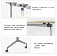 Tables portables Greatway, table de formation pliable, bureaux de conférence pliables, bureau de formation de bureau