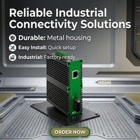Switch Ethernet Gigabit POE RJ45 non géré de qualité industrielle OEM/ODM, capacité 14 Gbit/s, stock d'entreprise pour réseaux industriels