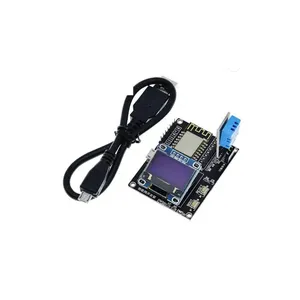 ESP8266 benzin istasyonu DIY kiti şeylerin Internet başlangıç kiti Arduino D1 MINI kablosuz WIFI Bluetooth modülü için 0.96 OLED dis ile