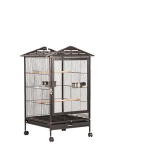 Jaulas <span class=keywords><strong>para</strong></span> Pájaros Grandes de Acero Inoxidable <span class=keywords><strong>para</strong></span> Exteriores, Jaula <span class=keywords><strong>para</strong></span> Loros, Jaulas Multifuncionales con Ruedas - Product Image 1