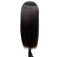Nouveau style 100 cheveux humains beauté coiffure formation têtes cheveux tête de poupée factice pour la formation pratique tête de mannequin