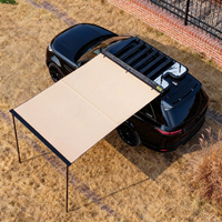 Auvent latéral rigide imperméable en alliage d'aluminium à ouverture droite pour 4x4 tout-terrain et camping toutes saisons - Vente en gros