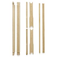 Cadre de ruche en bois de pin à prix d'usine, non assemblé, cadre de ruche en bois profond et moyen
