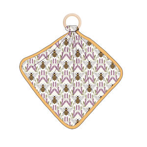 Couverture <span class=keywords><strong>de</strong></span> sécurité en bambou organique durable avec conception d'animal <span class=keywords><strong>bois</strong></span>é mignon couette neutre pour tout-petits en bambou bébé Lovey - Product Image 1