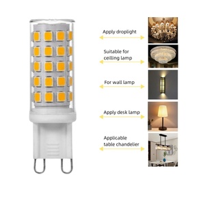 Luz Decorativa para Refrigerador, AC100-265V, Base <span class=keywords><strong>G9</strong></span>, Bombilla <span class=keywords><strong>LED</strong></span>, Blanco Cálido, Cerámica+PC, 3W, CRI80, 20000 Horas, 2 Años de Garantía, 54 <span class=keywords><strong>LED</strong></span> - Product Image 5