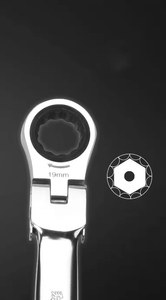 High Quality CR-V Steel Ratchet <b>Socket</b> <b>Torque</b> Wrench <b>Set</b> Chrome Combination Wrench with Metric Measurement System Industrial Use - Product Image 3
