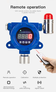 DUOTESI ATEX CE Capteur d'oxygène fixe antidéflagrant 4-20mA RS485 Détecteur d'alarme de gaz oxygène Sonore et lumineux en aluminium - Product Image 1