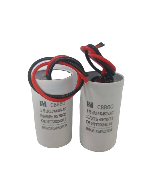 High Quality CBB60 450VAC Running Capacitor Long Life Motor Starting Capacitor for Industrial Fan and Air Blower Repair