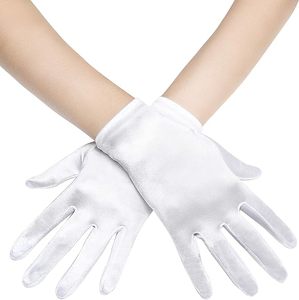Guantes Cortos de Satén para Ópera, Guantes de Poliéster para Novia, Bodas, Fiestas de Té, Banquetes, Accesorios de los Años 20 para Halloween - Product Image 2
