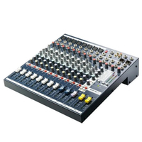 Contrôleur DJ EFX8 professionnel mélangeur audio USB 8 canaux avec alimentation fantôme 48V pour la diffusion en direct et le karaoké