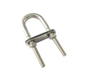 ステンレス鋼<span class=keywords><strong>316</strong></span>マリンUボルトナット付きダブルプレートM5X35X78 Uボルト継手船ヨットボートハードウェア - Product Image 5