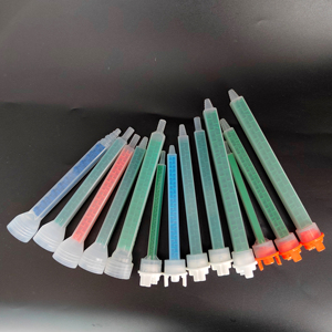 MFQX08-24 nhựa vuông trộn vòi phun 1x1 Epoxy mực dính Mẹo 10:1 tĩnh Mixer cho móng chăm sóc keo - Product Image 2