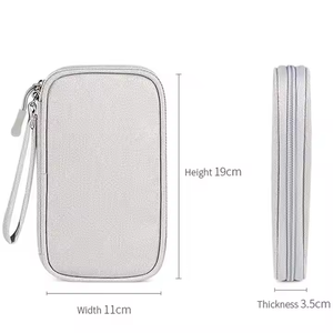 Organizzatore Portatile Impermeabile in Nylon Durevole per Cavi e Dispositivi, Custodia per <span class=keywords><strong>iPhone</strong></span> 16 Pro <span class=keywords><strong>Max</strong></span> con Archiviazione Ecologica - Product Image 1