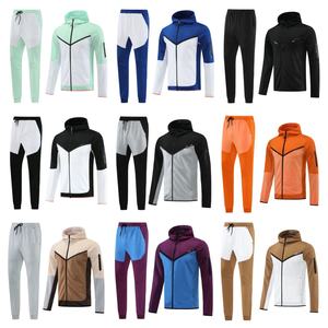 ชุดวอร์มผ้าฟลีซสำหรับผู้ชายชุดวิ่งขนแกะแบบถักโลโก้ได้ตามต้องการ - Product Image 1