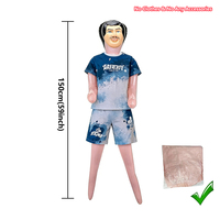 Décoration de fête gonflable - Figurine de 59 pouces |   Poupée gonflable en PVC, design léger, décoration réutilisable pour fêtes et événements