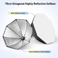 Octogone Soft Light Box Photographie Soft Lighting Tent Camera Photo Video Shoot Studio Equipment Smartphone Live Tripod Stand Kit