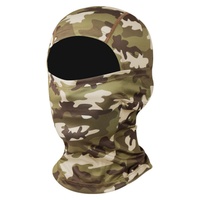 Masque facial tactique personnalisé en soie glacée camouflage pour l'été, protection solaire, cyclisme, activités de plein air, voyages et sports