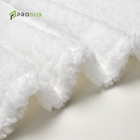 Prosub Super Doux Polaire Sherpa Bébé Couvertures Sublimation Blancs Impression Personnalisée Photo Double Couche Sublimation Jeter Couverture