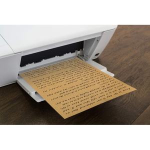 Etiqueta Adhesiva de Papel Kraft para Flexografía, Tamaño A4, Acabado Brillante/Mate, Etiqueta de Envío de Color, Adhesivo de Silicona para Enmascarar - Product Image 3