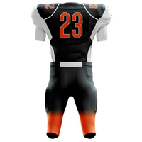 Uniforme de Fútbol Americano Personalizado y Sublimado de Alta Calidad, 100% Poliéster, Precio al por Mayor para Equipos