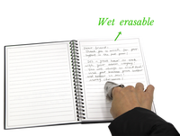 Carnet effaçable intelligent A5 Journal de fusée relié avec marqueur de livre d'index PET réutilisable Planificateur promotionnel écologique