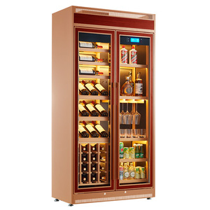 Cave à vin rouge conçue pour les salles à cigares et les caves, réfrigérateur vertical professionnel Hy-380f, unité de refroidissement pour cave à vin Tresanti - Product Image 4