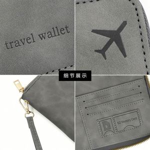 RFID Blocking Passport Holder Travel <b>Wallet</b> with Zipper, Multi-Functional Organizer for Cards, Cash and <b>Documents</b> - Product Image 4