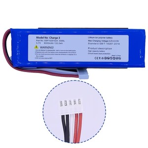แบตเตอรี่330sl 3ก้อนสำหรับ <span class=keywords><strong>JBL</strong></span> Charge3ลำโพงบลูทูธแบตเตอรี่3.7V 6000mAh GSP1029102A bateria - Product Image 1