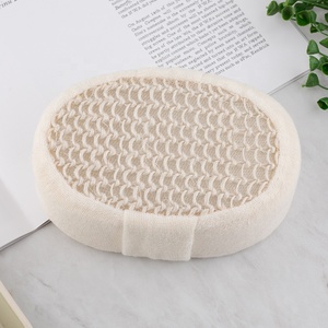 Éponge de bain douce en <span class=keywords><strong>sisal</strong></span> et chanvre avec savon, éponge exfoliante en fibre naturelle pour le dos, outil de douche - Product Image 3