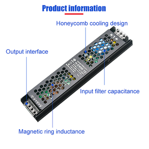 Grande réduction sur l'alimentation portable à découpage à tension constante pour LED, 12V 100W 200W, sortie unique, 50Hz, sans interruption - Product Image 3