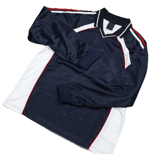 Conjunto de Camisetas Deportivas Personalizadas para Hombre, Cuello Redondo, Diseño de Bloques de Color, Estampado Frontal, Ropa de Otoño, 100% Poliéster Tejido - Product Image 4