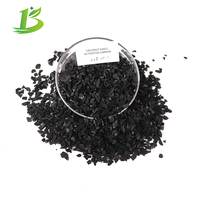 Charbon actif granulaire de coque de noix de coco haute porosité et haute pureté, certifié ISO9001 pour l'extraction de l'or