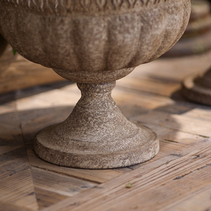 Винтажный металлический комнатный круглый Плантатор Железный античный Европейский цветочный горшок и ваза для декора сада ручной работы - Product Image 6