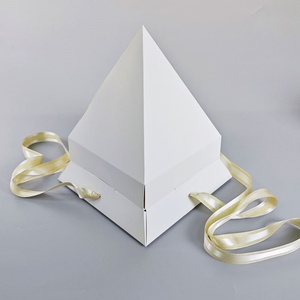 Sunshine Christmas Gift Custom Desserts Cake Sweets Chocolate <b>Box</b> Food Pastry <b>Box</b> Treats Pyramid Shaped Pyramid - Product Image 1