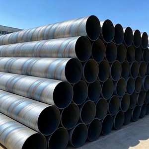 Tubería de Acero Soldada en Espiral de Gran Diámetro de 426 mm, ASTM A106 <span class=keywords><strong>API</strong></span> <span class=keywords><strong>5L</strong></span>, Tubería de Carbono Q235, Tubo Negro de 6 m para Trabajos de Cimentación - Product Image 2