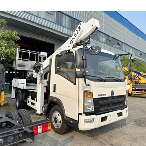 Factory sales HOWO 22m 28m aerial work platform truck High quality diesel aerial work truck - Product Image 1
