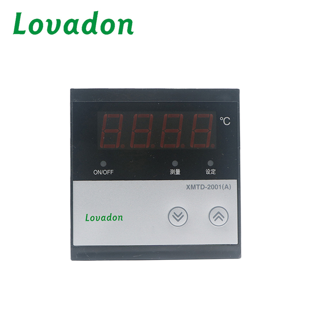 K-type Digital Temperature Controller Adjustable Range Relay Output AC220V OEM Customizable High Temp Alarm LED Display for