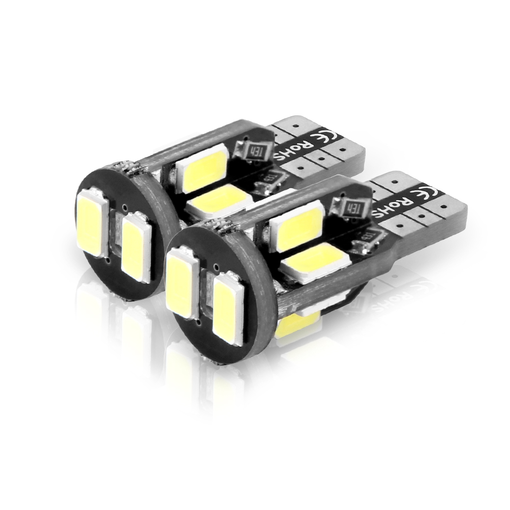 T10-10SMD-5630 ярких t10 Светодиодные лампы AC/DC 12-24V t10 led лампа замена лампы автомобилей головной свет
