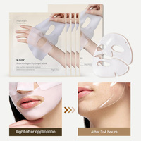 Masque Hydrogel au Collagène de Haricot KOEC Hydratation Tout-en-un Formule Gel Raffermissante Apaisante Masque Visage Soin Coréen Peau de Verre OEM