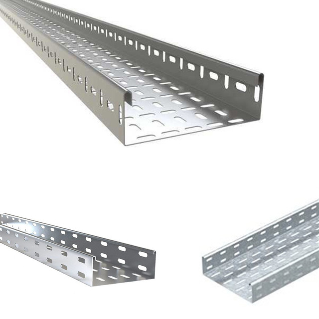 One Stop Service Electrical Adjustable Stainless Steel Cable Trunking Perforated Bridge Cable Tray